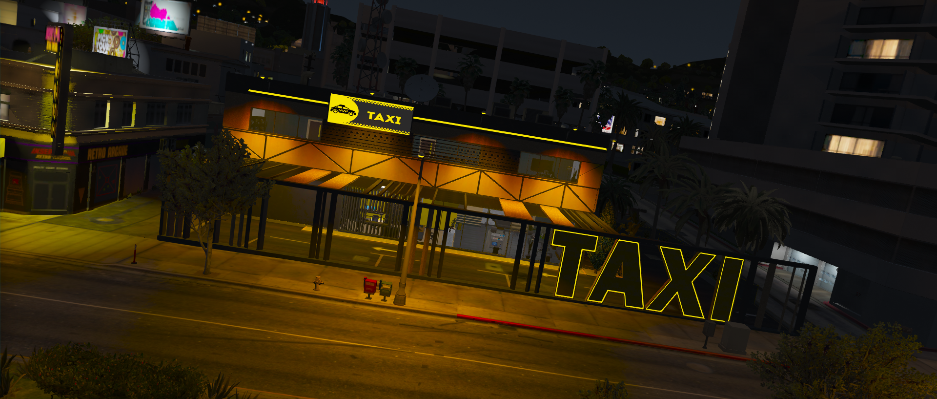 Standort von Diamond Taxi in Retro City